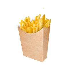 PERIGO DE PAPELÃO KRAFT MÉDIO PARA FRITAS FRANCESAS