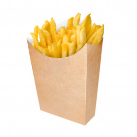 Sacchetto medio per patatine fritte in cartone kraft