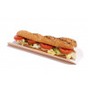 Cale géante en carton kraft pour sandwichs et hot-dogs