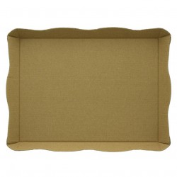 Bandejas de papelão kraft grandes para menu