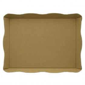 Large kraft cardboard menu trays