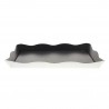 Grands plateaux menu en carton noir