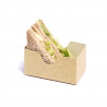 Caixa de sanduíche horizontal Papelão Kraft