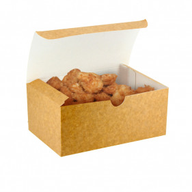 CAJAS PARA FRITOS NEGRAS KRAFT GRANDES Y AUTOMONTABLES