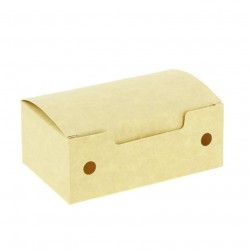 Small kraft fry boxes with ventilation