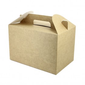 Medium Kraft Picnic Cardboard Suitcase
