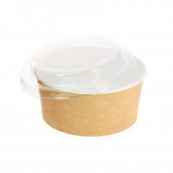 Envase de cartón deco kraft con tapa especial poke bowl (750cc)