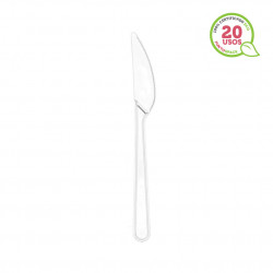 Cuchillos transparentes ECO reutilizables (16 cm)
