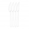 Cuchillos transparentes ECO reutilizables (16 cm)
