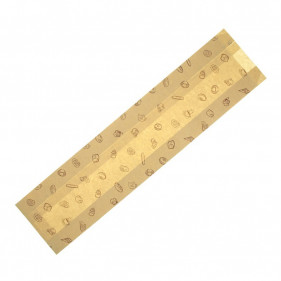 Sacos de papel para pão decorado 2 barras (12 6x50cm)