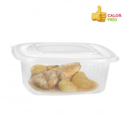 Reusable PP container with built-in lid (500cc)