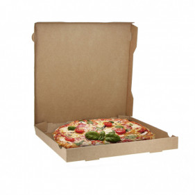 Small-medium kraft pizza boxes (30cm)