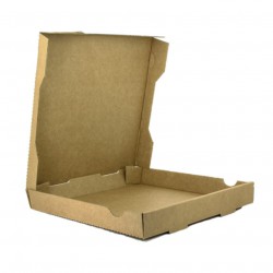 Boîtes à pizza familiales en kraft (40 cm)