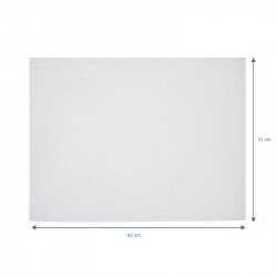Papier sulfurisé blanc (31x42cm)