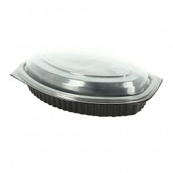 Tall lid for containers with a black oval base (380cc and 520cc)