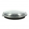 Tall lid for containers with a black oval base (380cc and 520cc)