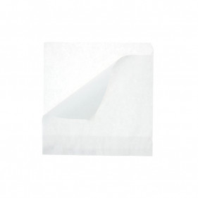 Papel antigrasa doble apertura blancos (17x16,5cm)