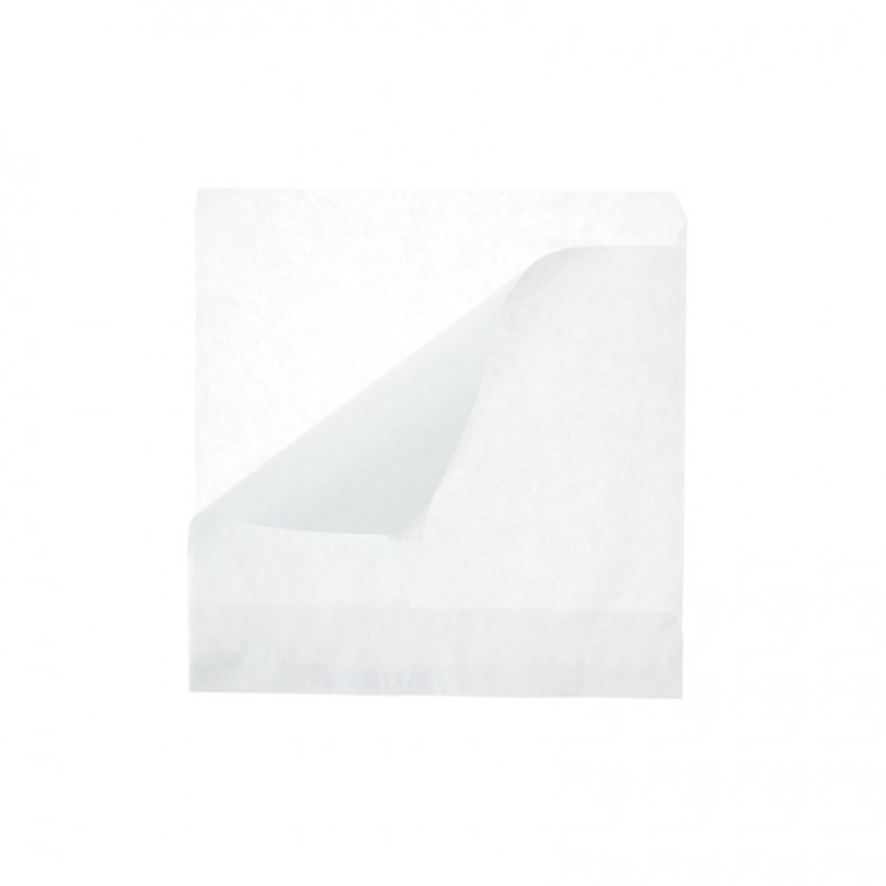 Papel vegetal branco de abertura dupla (17x16,5cm) Papel vegetal branco de abertura dupla (17x16,5cm)
