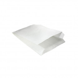 SACO BRANCO ANTI-GORDURA PARA ALIMENTOS 15X6X25CM