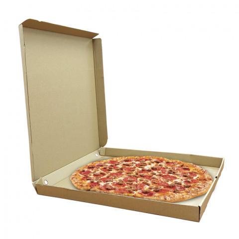 Boîtes à pizza kraft extra familiales (47 cm)