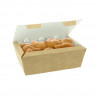 Container for servings of fried foods and sandwiches (1400cc)