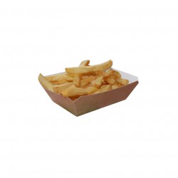 Kraft cardboard trays for fried food 250ml