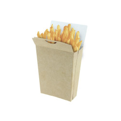 Zip-Top French Fry Flask