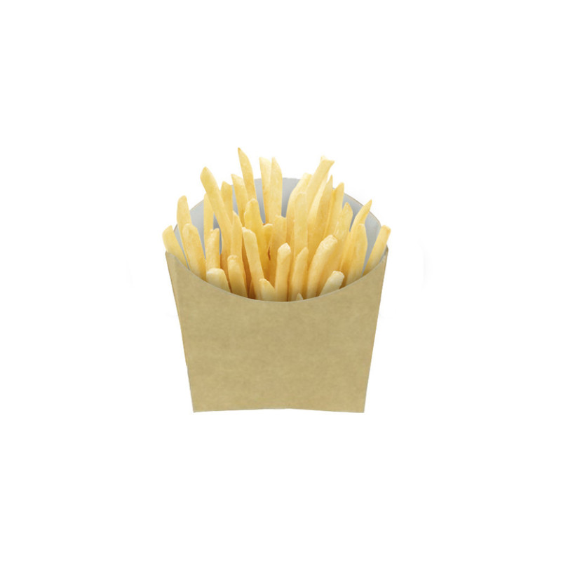 Petit sac à frites en carton kraft Petit sac à frites en carton kraft