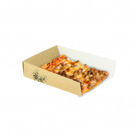 Cuñas para pizza y gofres cartón kraft