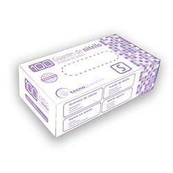 Blue nitrile gloves size S