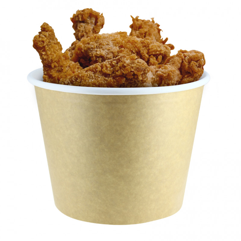 Cubos de pollo frito con tapa deco kraft medianos (3990cc) Cubos de pollo frito con tapa deco kraft medianos (3990cc)