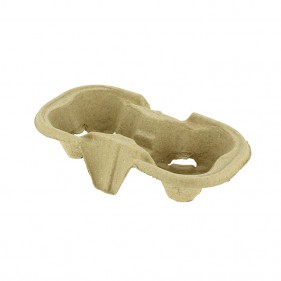 Portabicchiere riciclabile 2 fori