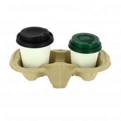 Recyclable cup holder 2 holes