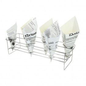 Portaconi in carta INOX