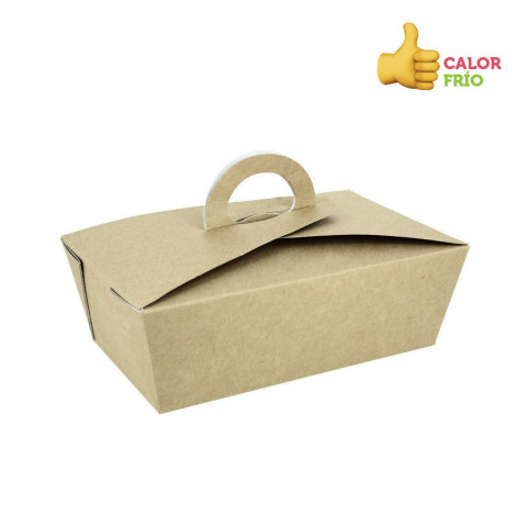 DOGGY BAG KRAFT CON LAMINADO ANTIGRASA 1000CC