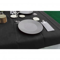 Black Novotex tablecloths (100x100cm)