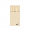 Servilleta kanguro portacubiertos kraft PP 40x40 | PuntoQpack