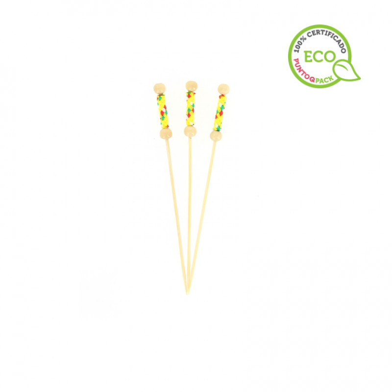 Colored pearl skewer sticks 11cm Colored pearl skewer sticks 11cm