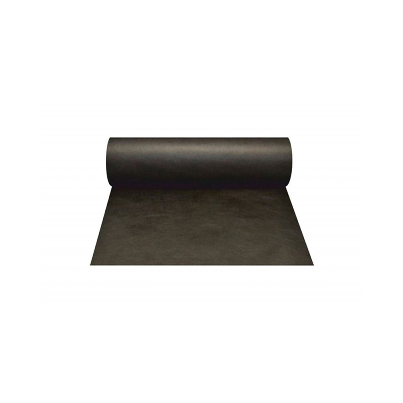 Tablecloths on a roll in the black color of the Novotex range (precut). Until end of stock Tablecloths on a roll in the black color of the Novotex range (precut). Until end of stock