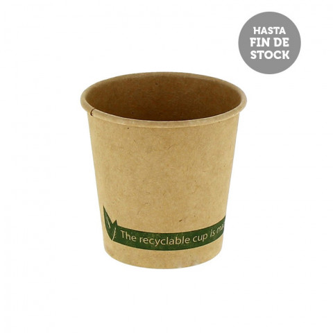 Vasos de cartón ECO kraft para café
