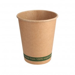 Vasos de cartón ECO kraft para café