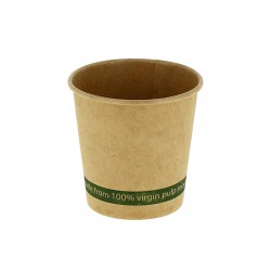 Vasos de cartón ECO kraft para café
