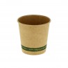 Vasos de cartón ECO kraft para café