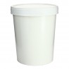 White cardboard container with lid (960 ml)