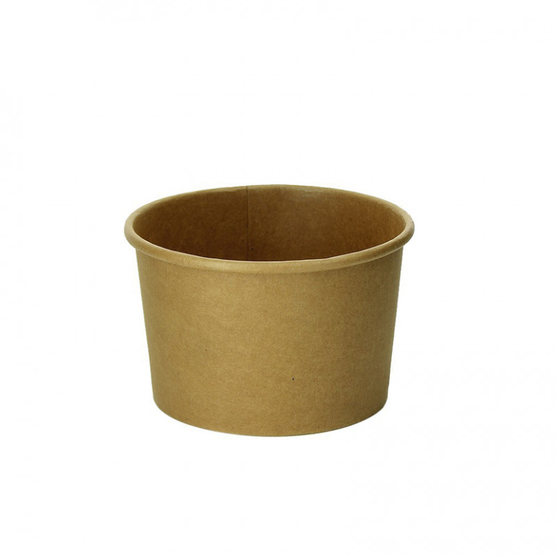 Tarrina para sopas cartón kraft 230cc Tarrina para sopas cartón kraft 230cc