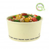 ENVASE PARA ENSALADAS EN FIBRA DE BAMBU COMPOSTABLE 1000ML