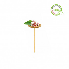 Mini-Plate Style Bamboo Skewers