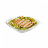 Transparent Pet Square Salad Bowl 750cc