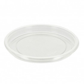 Flat lid for extra large PET cups (11.5Ø)