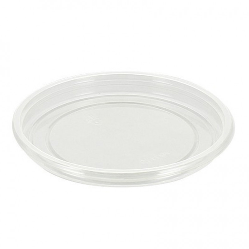 Couvercle plat pour gobelets PET extra larges (11,5Ø) Couvercle plat pour gobelets PET extra larges (11,5Ø)